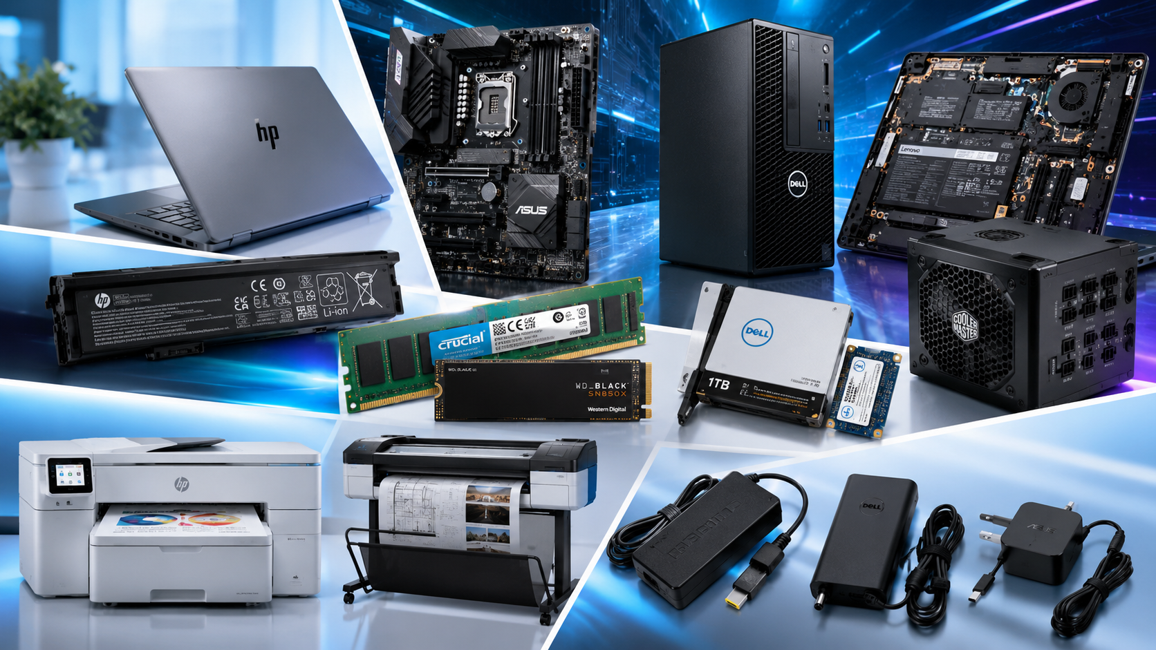 Componentes y repuestos de computador